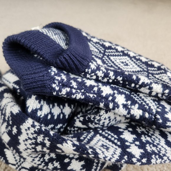 NWT Fair Isle Snowflake sweater 100% cotton - Picture 12 of 16